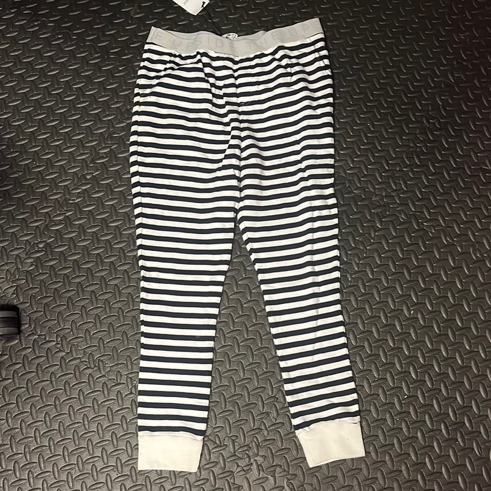 NWT The Upside striped sweatpants size L